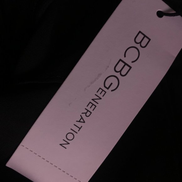 BCBGeneration Ruffle Off-Shoulder-Halter Top - Picture 3 of 4